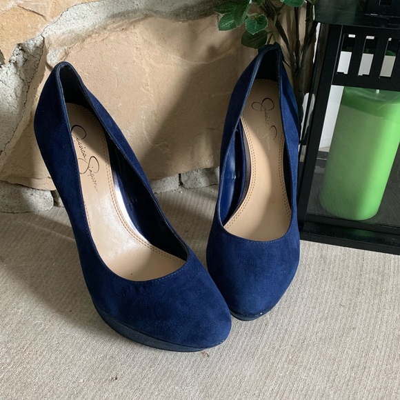 Jessica Simpson Shoes - Blue Jessica Simpson platform shoes